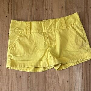 Alice + Olivia Yellow Shorts